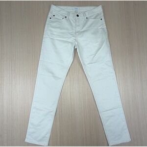 Banana Republic Travel Slim Men's Pants Sz 32x32 Off White Washwell Chino EUC